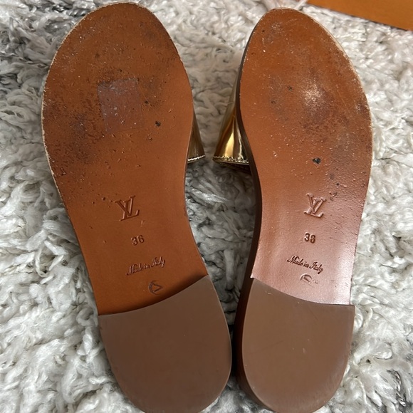 Louis Vuitton Lock It Flat Mule Sandals - Picture 4 of 5